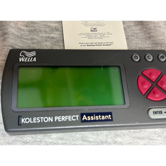 Koleston Perfect Assistant Wella Hair 1999 with Chip Card Working Lot of 2 - Picture 3 of 6